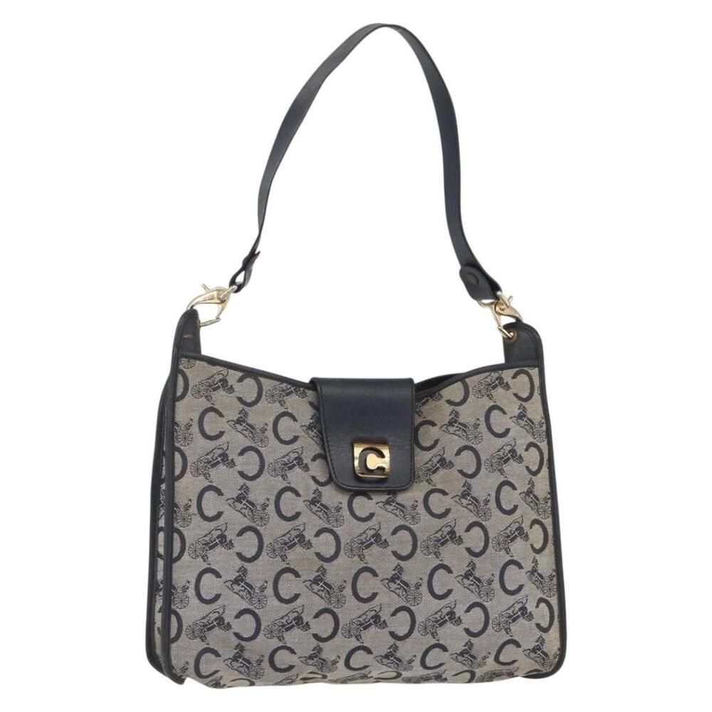 Celine C Sulky Shoulder Bag Navy